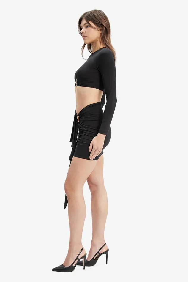 Women Skirts Bardot Neve Mini Skirt In Black Black Women Skirts Bardot Neve Mini Skirt In Black Black