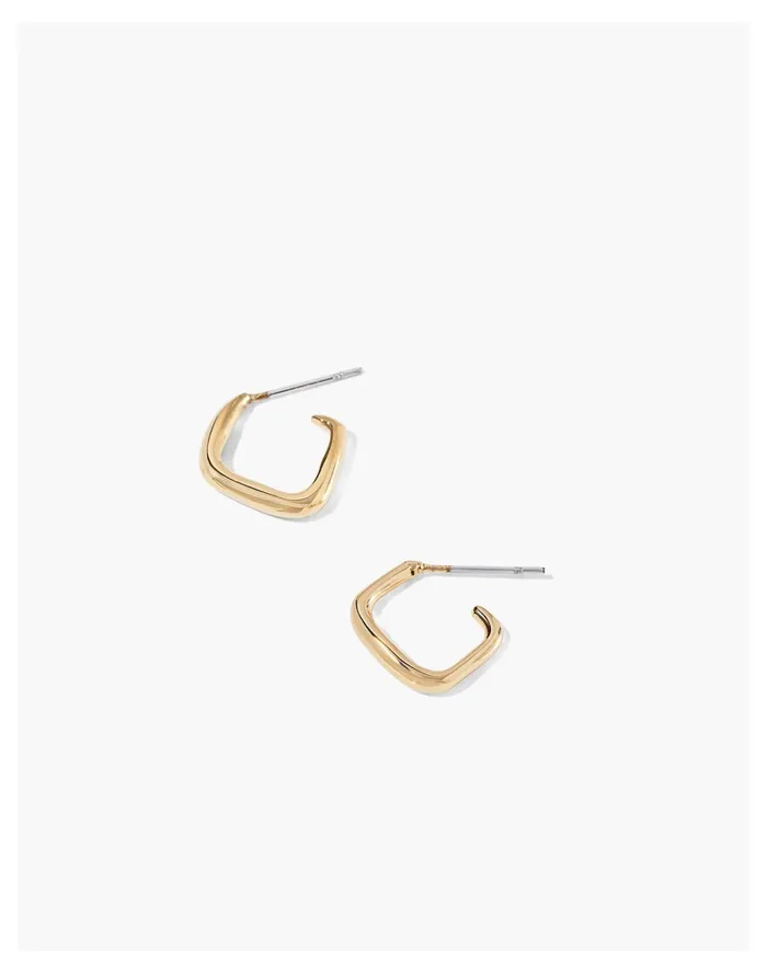 Women SOKO Laini Mini Hoops Gold Madewell Earrings
