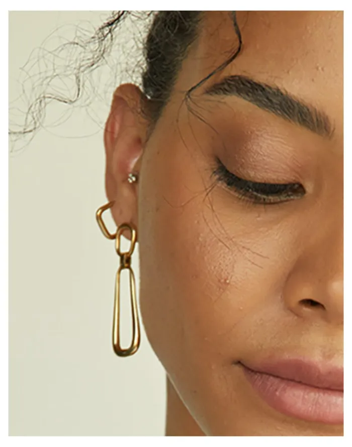 Women SOKO Laini Mini Hoops Gold Madewell Earrings Women SOKO Laini Mini Hoops Gold Madewell Earrings