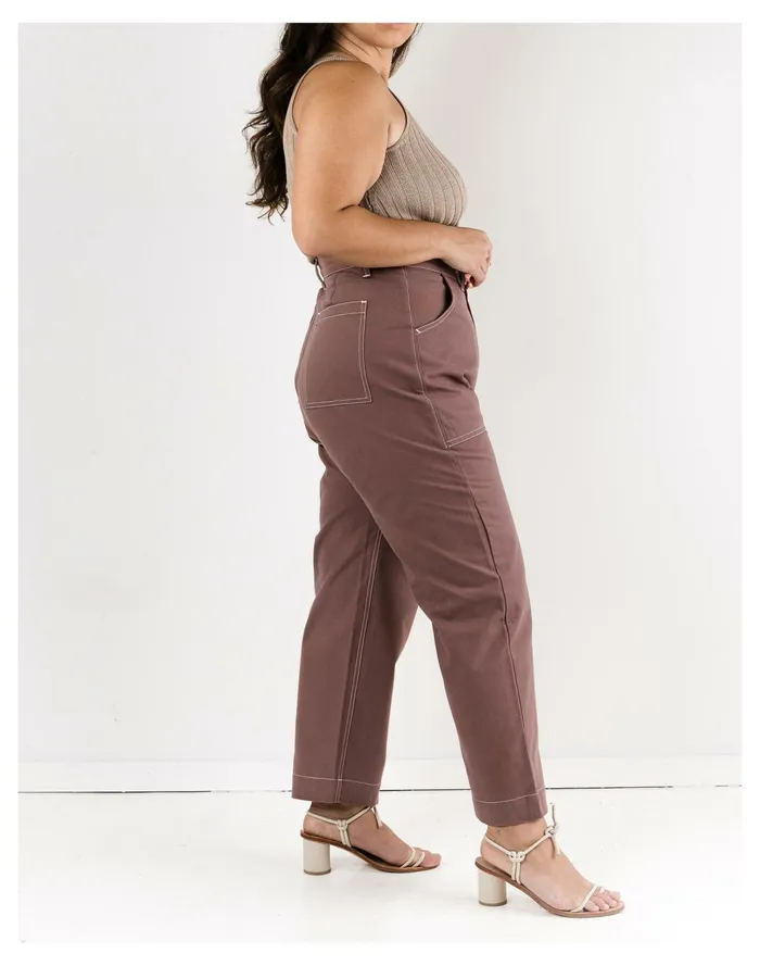 Women SOLUNA COLLECTIVE Clay Cargo Pants Umber Madewell Pants Women SOLUNA COLLECTIVE Clay Cargo Pants Umber Madewell Pants