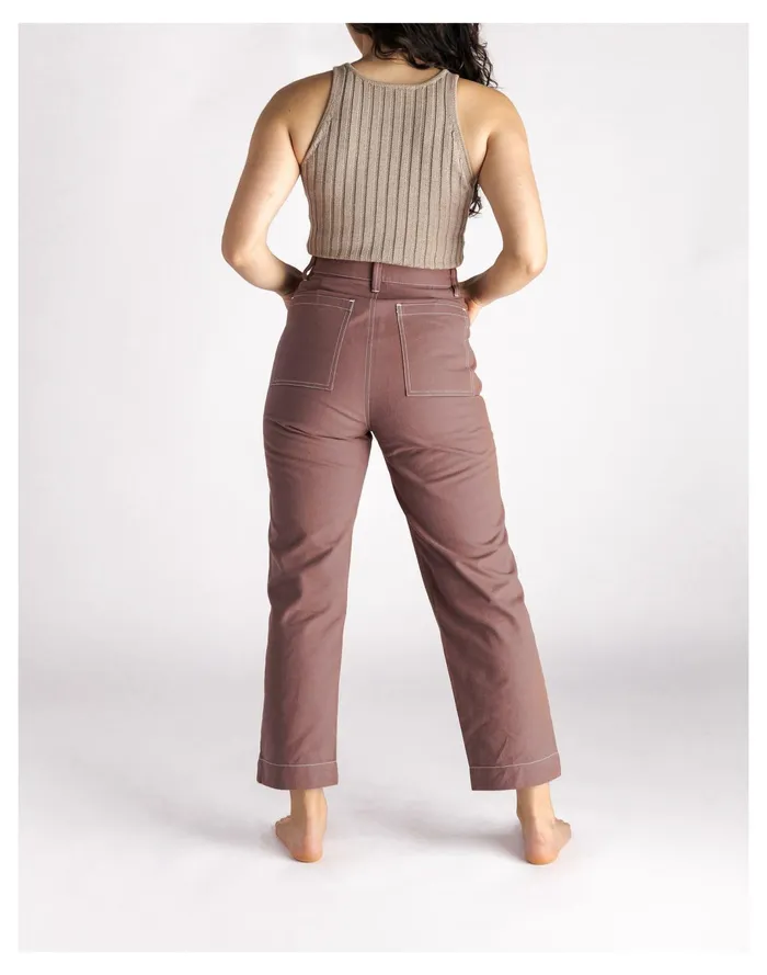 Women SOLUNA COLLECTIVE Clay Cargo Pants Umber Madewell Pants Women SOLUNA COLLECTIVE Clay Cargo Pants Umber Madewell Pants