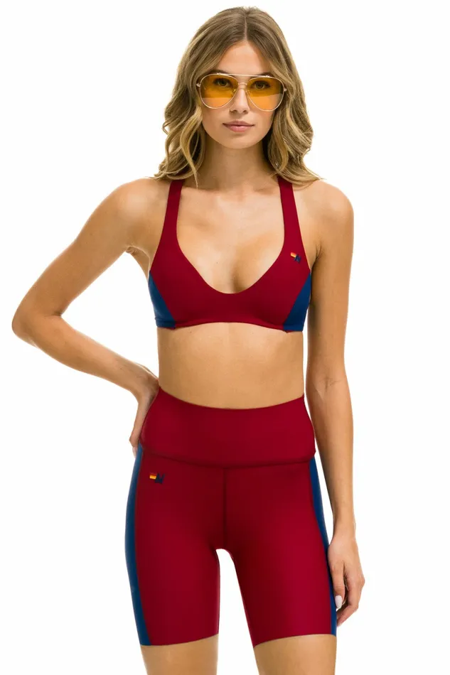 Women SPEED 6IN HIRISE BIKER SHORT 8211 BLAZE Aviator Nation Shorts Women SPEED 6IN HIRISE BIKER SHORT 8211 BLAZE Aviator Nation Shorts