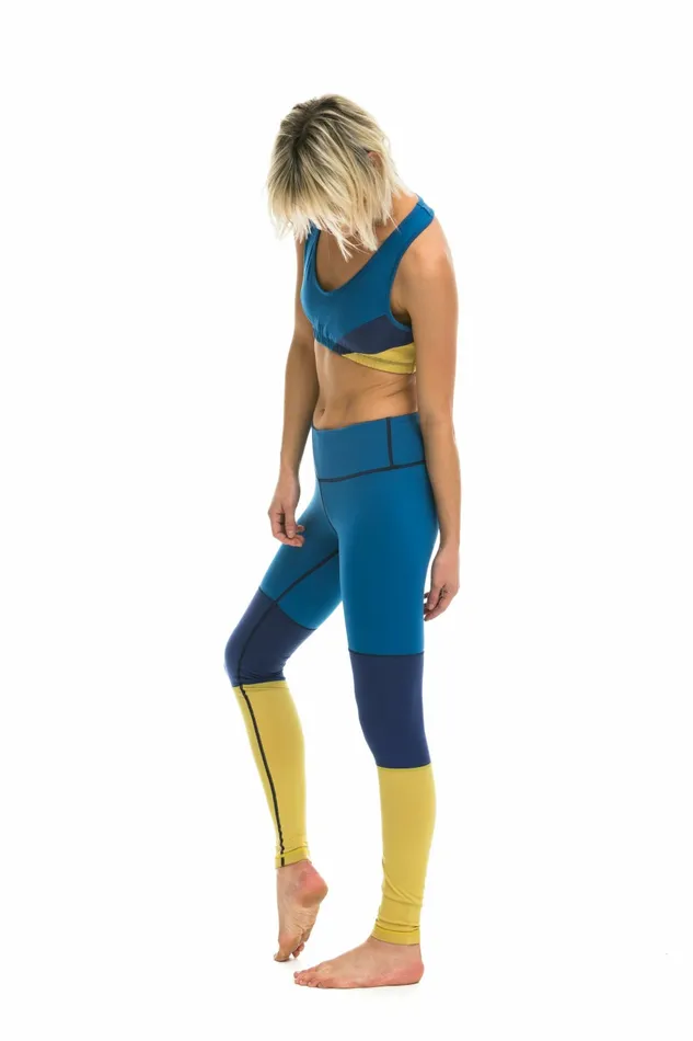 Women SPRINTER FULL LENGTH LEGGINGS 8211 CARIBBEAN POSEIDON GOLD Aviator Nation Leggings Women SPRINTER FULL LENGTH LEGGINGS 8211 CARIBBEAN POSEIDON GOLD Aviator Nation Leggings