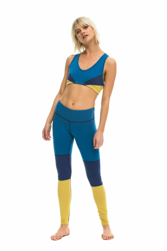 Women SPRINTER FULL LENGTH LEGGINGS 8211 CARIBBEAN POSEIDON GOLD Aviator Nation Leggings Women SPRINTER FULL LENGTH LEGGINGS 8211 CARIBBEAN POSEIDON GOLD Aviator Nation Leggings