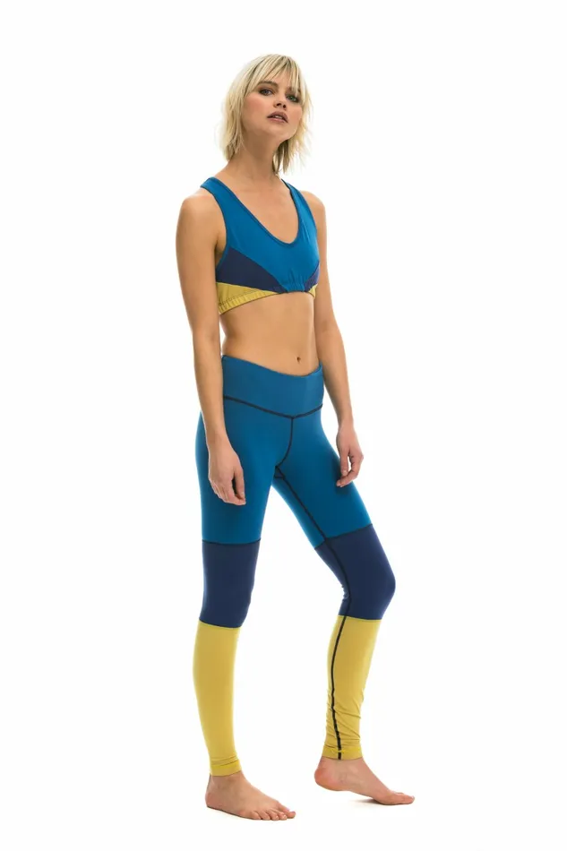 Women SPRINTER FULL LENGTH LEGGINGS 8211 CARIBBEAN POSEIDON GOLD Aviator Nation Leggings Women SPRINTER FULL LENGTH LEGGINGS 8211 CARIBBEAN POSEIDON GOLD Aviator Nation Leggings