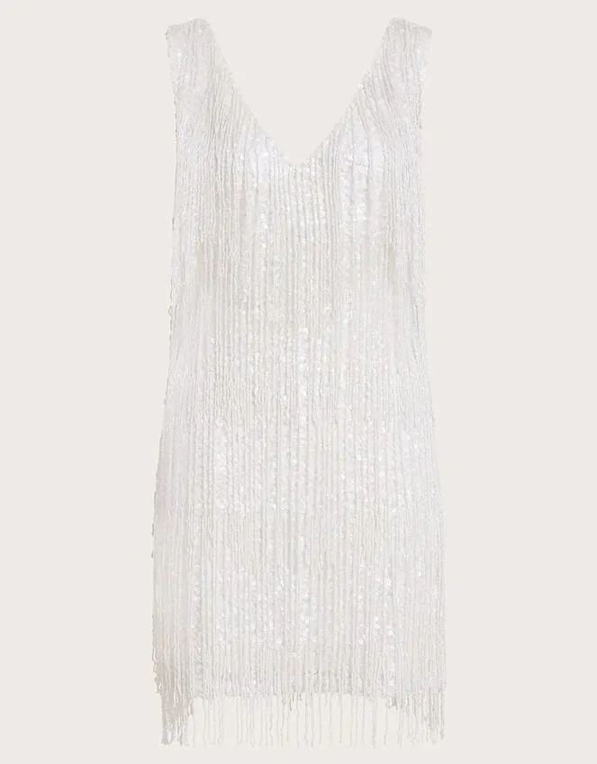Women Stevie Fringe Bridal Dress Ivory Monsoon Dresses