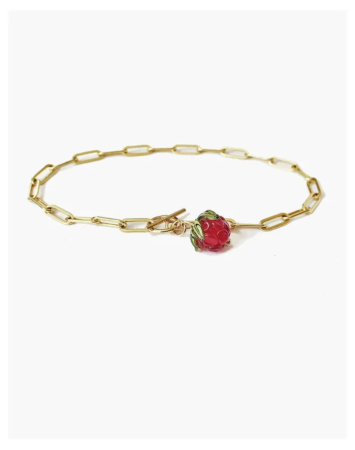 Women SUAI Neve Raspberry Bracelet Gold Madewell Bracelets