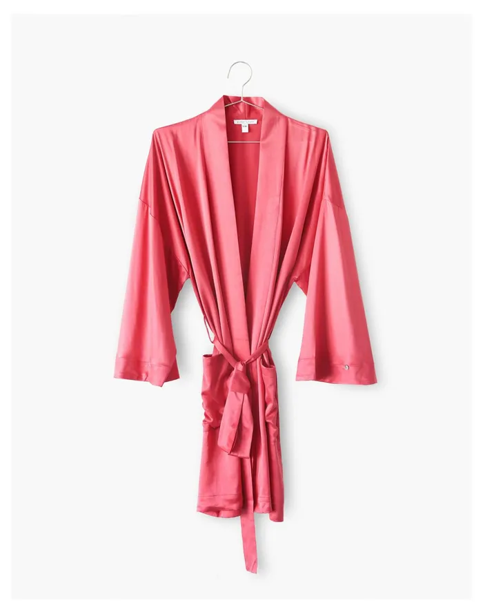 Women Sunday Citizen Washable Silk Kimono Pink Madewell Pajamas Women Sunday Citizen Washable Silk Kimono Pink Madewell Pajamas