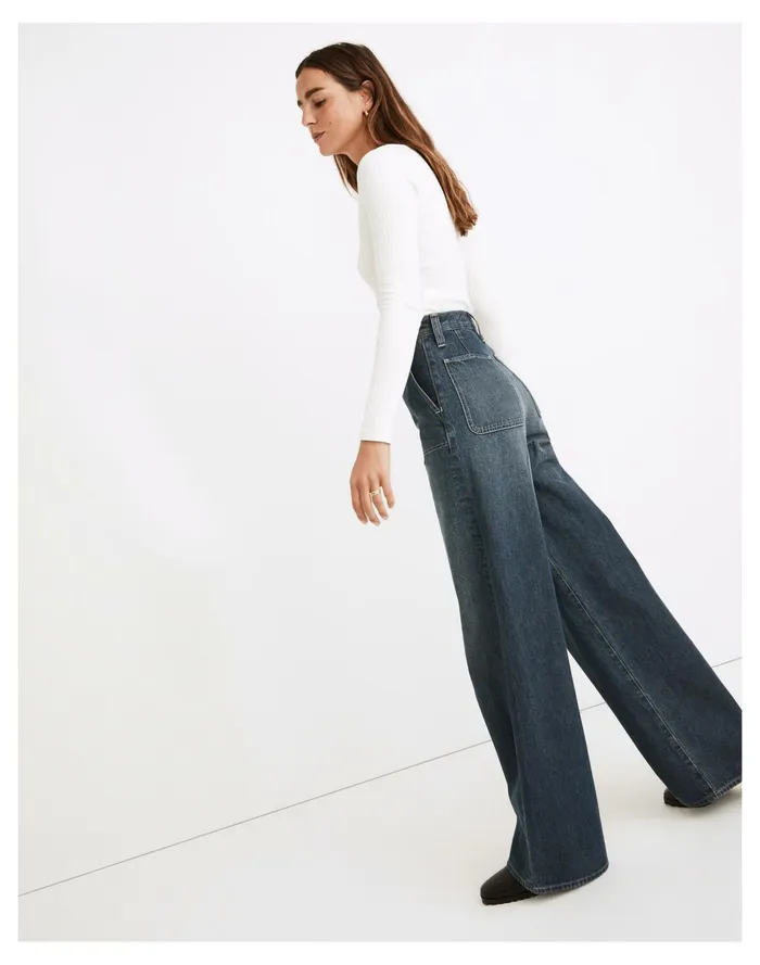 Women Superwide Leg Jeans In Elinwood Wash Elinwood Wash Madewell Jeans Women Superwide Leg Jeans In Elinwood Wash Elinwood Wash Madewell Jeans