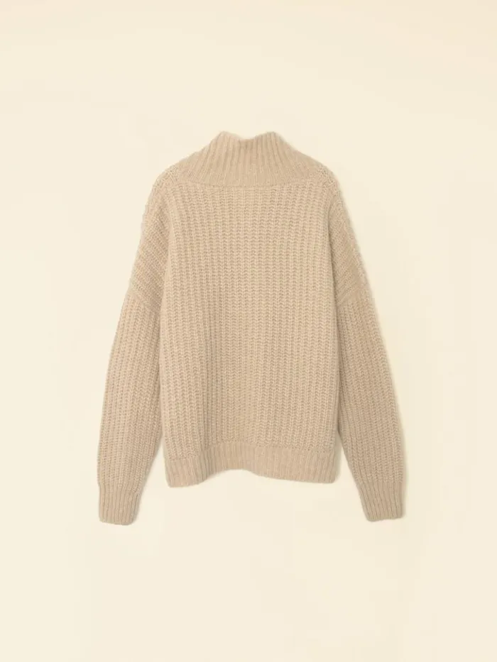 Women Sweaters and Jackets Xirena Cream Ice Keyes Sweater