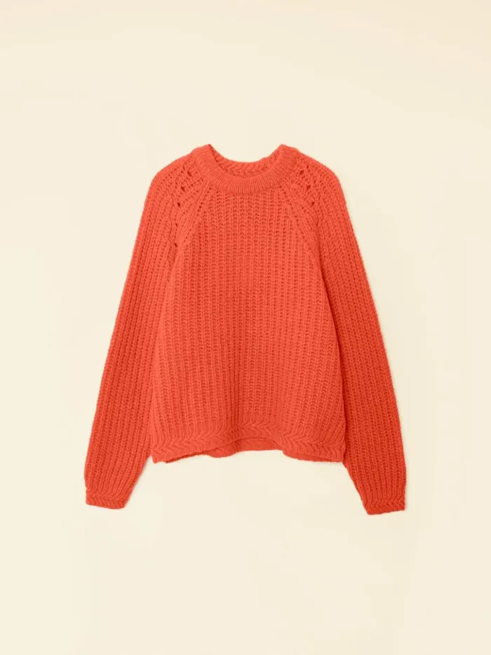 Women Sweaters and Jackets Xirena Orange Pop Landrey Sweater