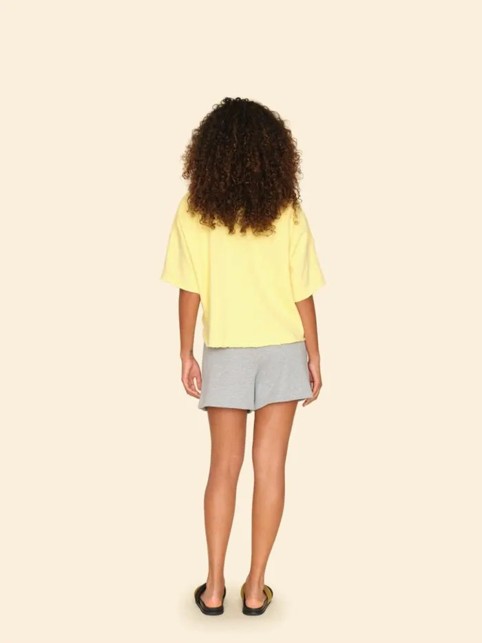 Women Sweats and Tees Xirena Heather Grey Shayne Short