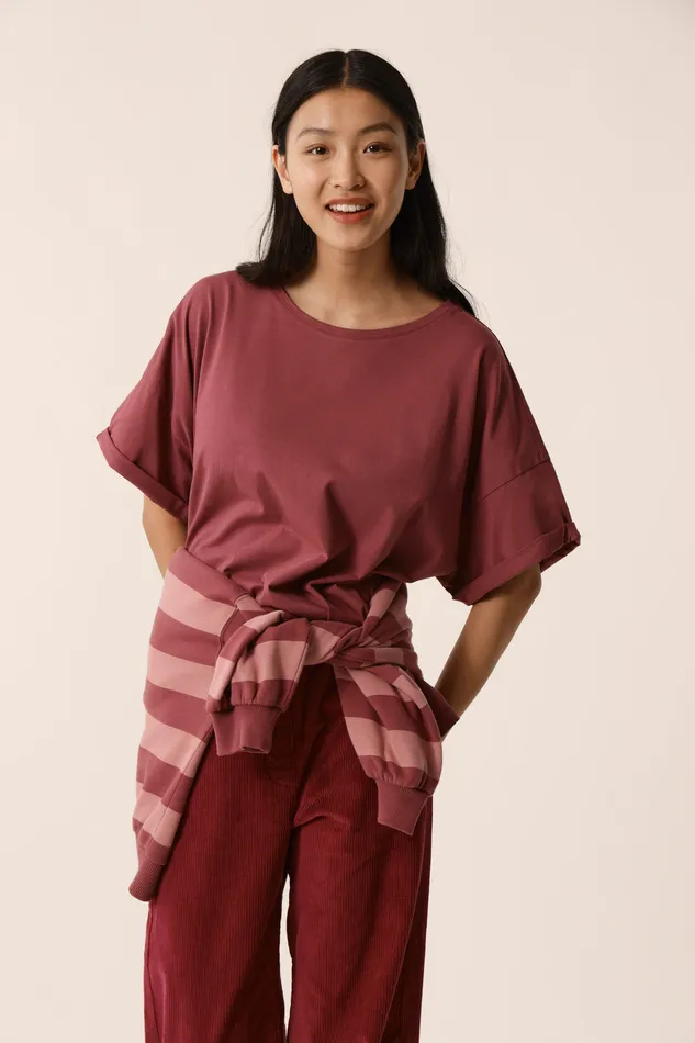 Women TShirt Haricia Bruyere TShirt Coton Violet Des Petits Hauts TShirts and Sweatshirts Women TShirt Haricia Bruyere TShirt Coton Violet Des Petits Hauts TShirts and Sweatshirts
