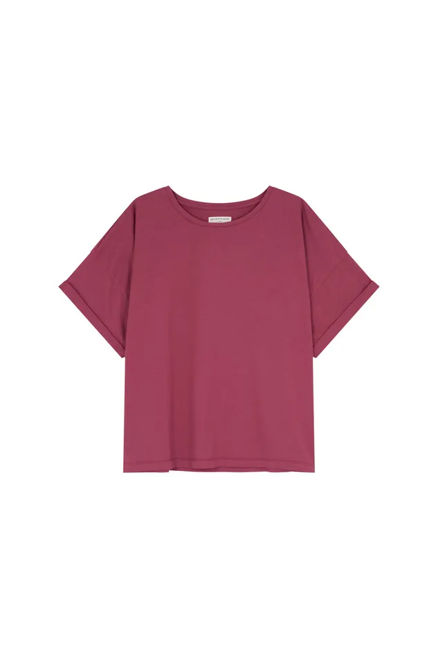Women TShirt Haricia Bruyere TShirt Coton Violet Des Petits Hauts TShirts and Sweatshirts
