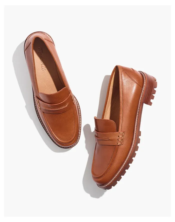 Women The Corinne Lugsole Loafer Dried Maple Madewell Flats