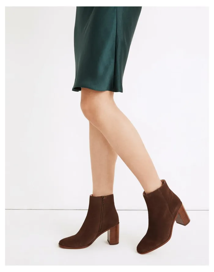 Women The Greer Boot In Suede Rich Brown Madewell Boots Women The Greer Boot In Suede Rich Brown Madewell Boots