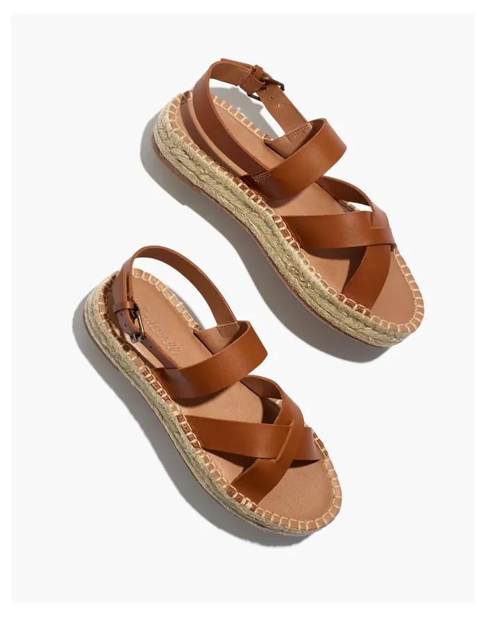 Women The Julie Espadrille Sandal English Saddle Madewell Sandals