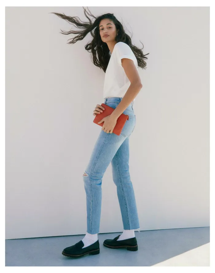 Women The Leather Pouch Clutch Fresh Chili Madewell Pouches and Wallets Women The Leather Pouch Clutch Fresh Chili Madewell Pouches and Wallets