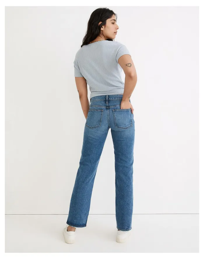 Women The Low Rise Perfect Vintage Straight Jean In Bromton Wash Bromton Wash Madewell Jeans Women The Low Rise Perfect Vintage Straight Jean In Bromton Wash Bromton Wash Madewell Jeans