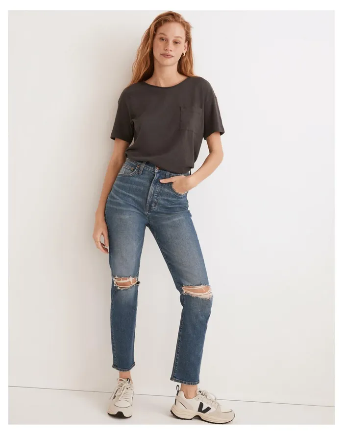 Women The Perfect Vintage Crop Jean In Gooding Wash Gooding Wash Madewell Jeans