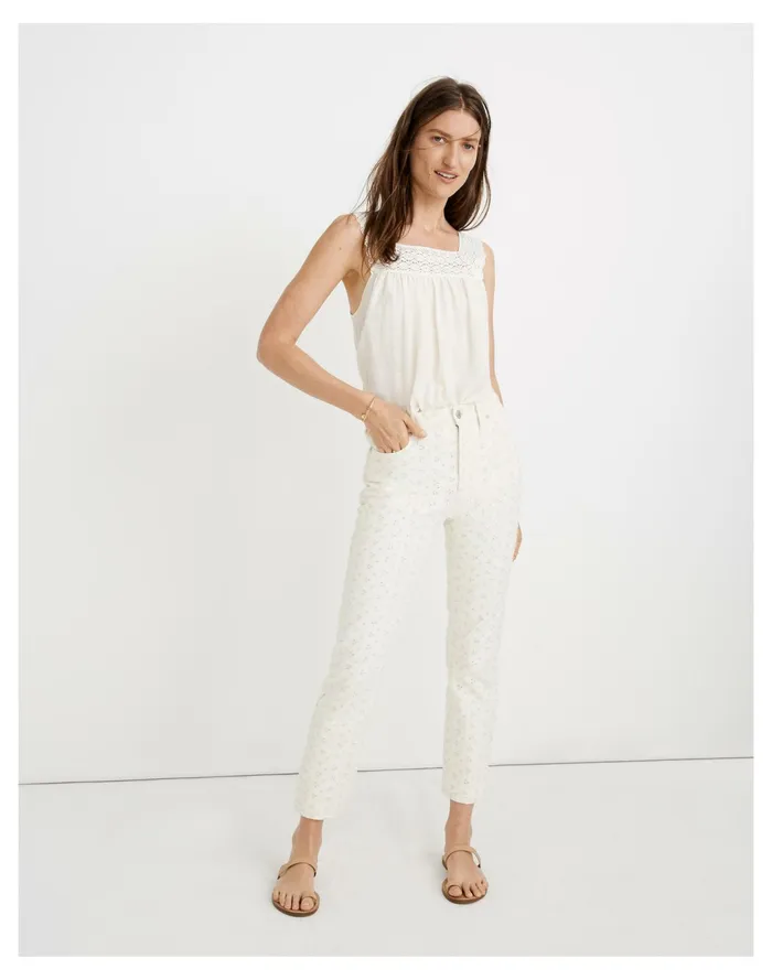 Women The Perfect Vintage Jean Pearl Ivory Madewell Jeans
