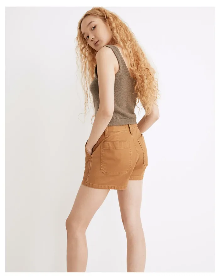 Women The Perfect Vintage Military Short Toffee Madewell Shorts Women The Perfect Vintage Military Short Toffee Madewell Shorts