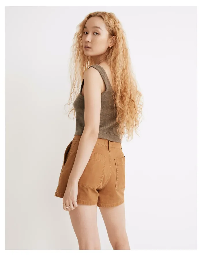 Women The Perfect Vintage Military Short Toffee Madewell Shorts Women The Perfect Vintage Military Short Toffee Madewell Shorts
