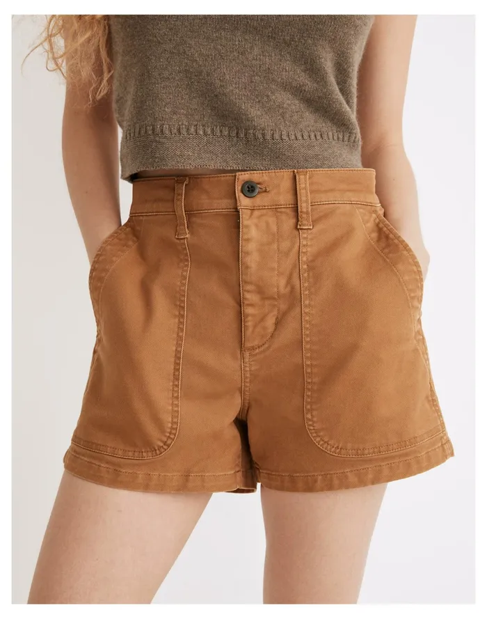 Women The Perfect Vintage Military Short Toffee Madewell Shorts Women The Perfect Vintage Military Short Toffee Madewell Shorts