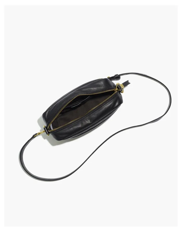 Women The Transport Camera Bag True Black Madewell Crossbody Bags Women The Transport Camera Bag True Black Madewell Crossbody Bags