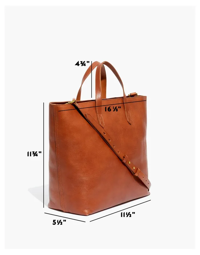 Women The Zip Top Transport Carryall English Saddle Madewell Bag Straps Women The Zip Top Transport Carryall English Saddle Madewell Bag Straps