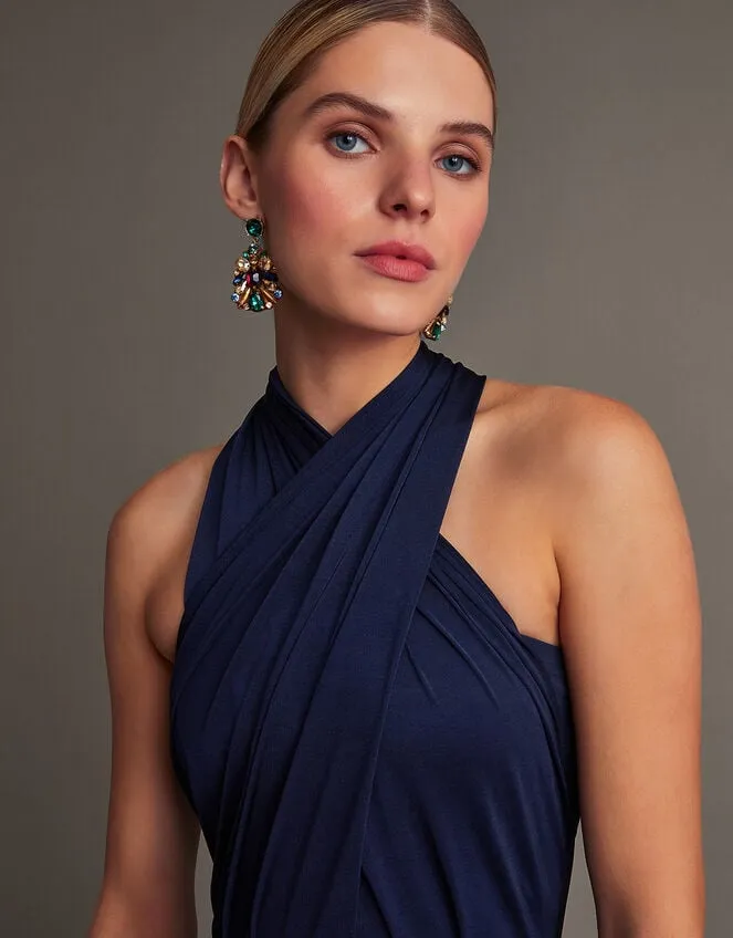 Women Thea Multiway Bridesmaid Dress Blue Monsoon Dresses