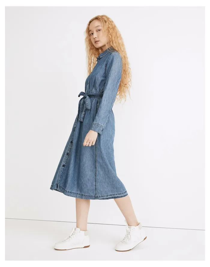 Women Tie Waist Shirtdress Wareham Wash Madewell Dresses Women Tie Waist Shirtdress Wareham Wash Madewell Dresses