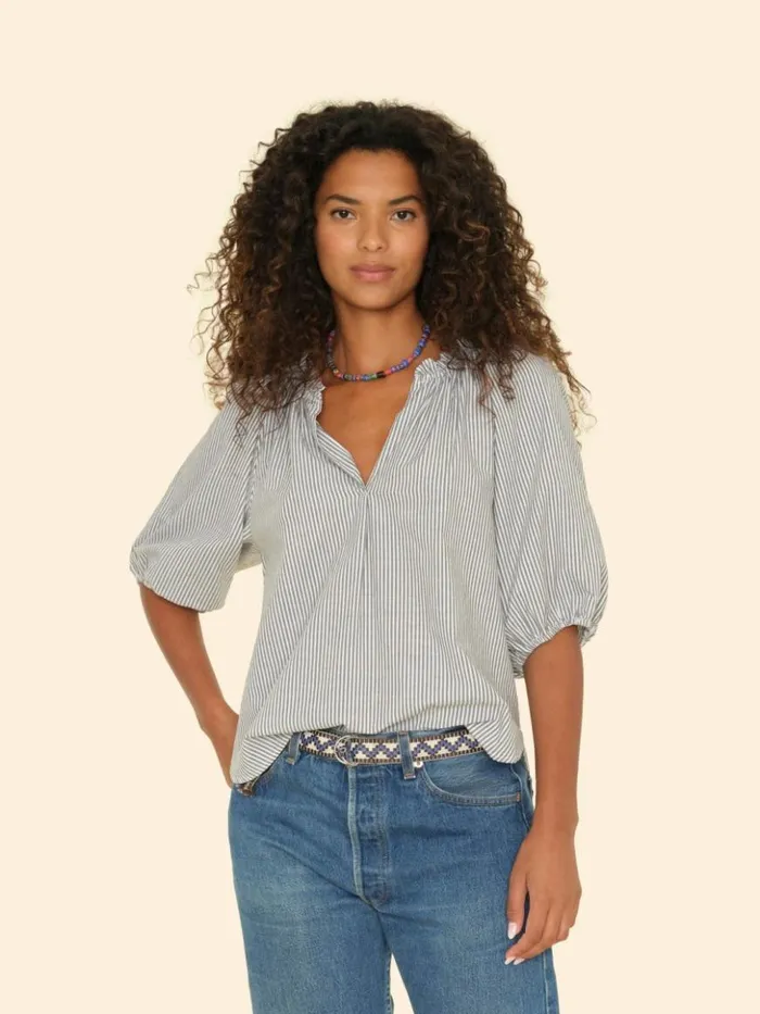 Women Tops Xirena Sage White Jules Top