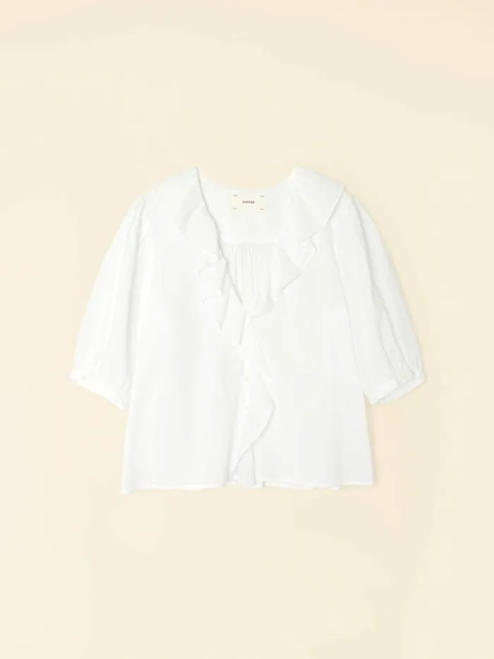 Women Tops Xirena White Caspia Top