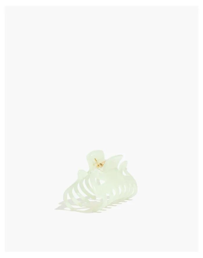 Women Translucent Medium Claw Hair Clip Sunfaded Mint Madewell Hair Accessories