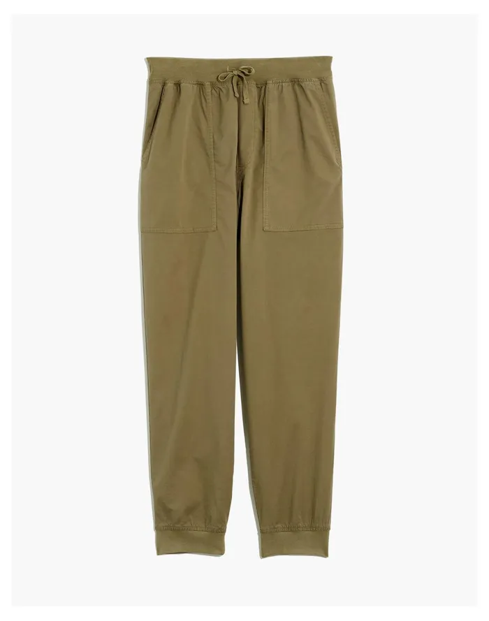 Women Twill Drawstring Jogger Pants Distant Surplus Madewell Pants Women Twill Drawstring Jogger Pants Distant Surplus Madewell Pants
