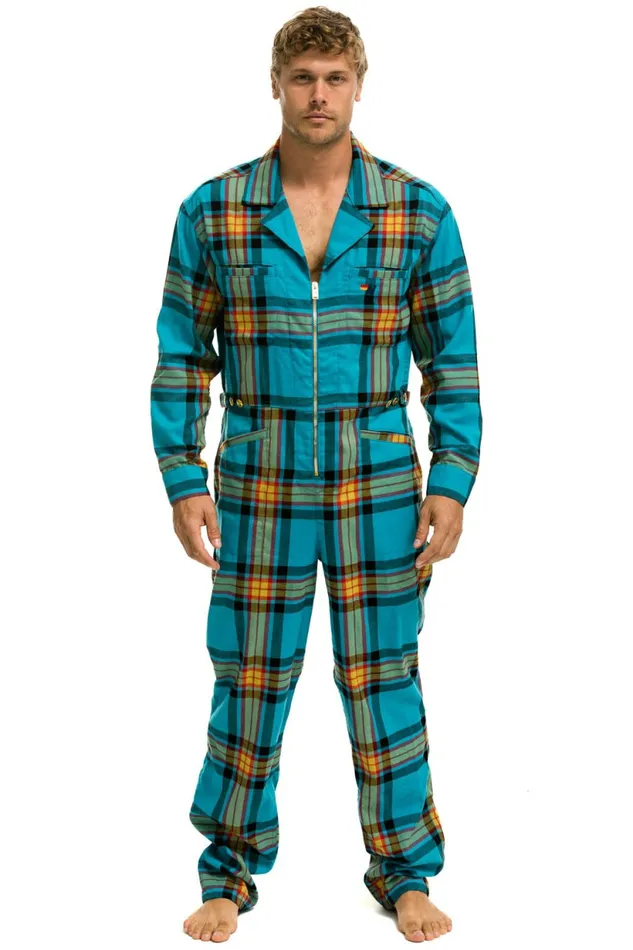 Women UNISEX PLAID FLIGHT SUIT 8211 JACKSON PLAID Aviator Nation Outerwear Women UNISEX PLAID FLIGHT SUIT 8211 JACKSON PLAID Aviator Nation Outerwear