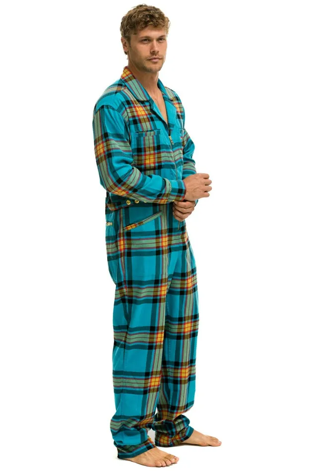 Women UNISEX PLAID FLIGHT SUIT 8211 JACKSON PLAID Aviator Nation Outerwear Women UNISEX PLAID FLIGHT SUIT 8211 JACKSON PLAID Aviator Nation Outerwear
