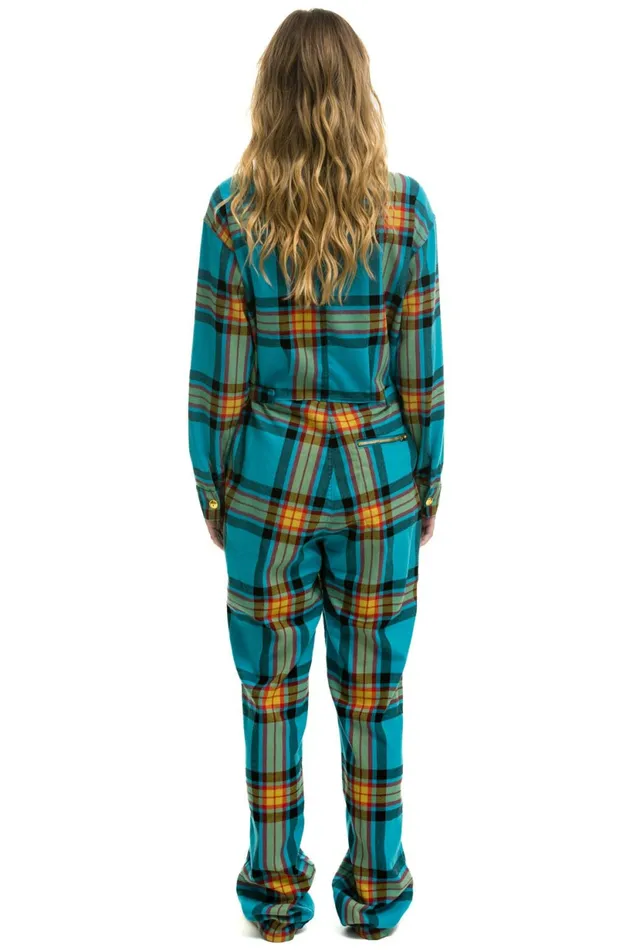 Women UNISEX PLAID FLIGHT SUIT 8211 JACKSON PLAID Aviator Nation Outerwear Women UNISEX PLAID FLIGHT SUIT 8211 JACKSON PLAID Aviator Nation Outerwear