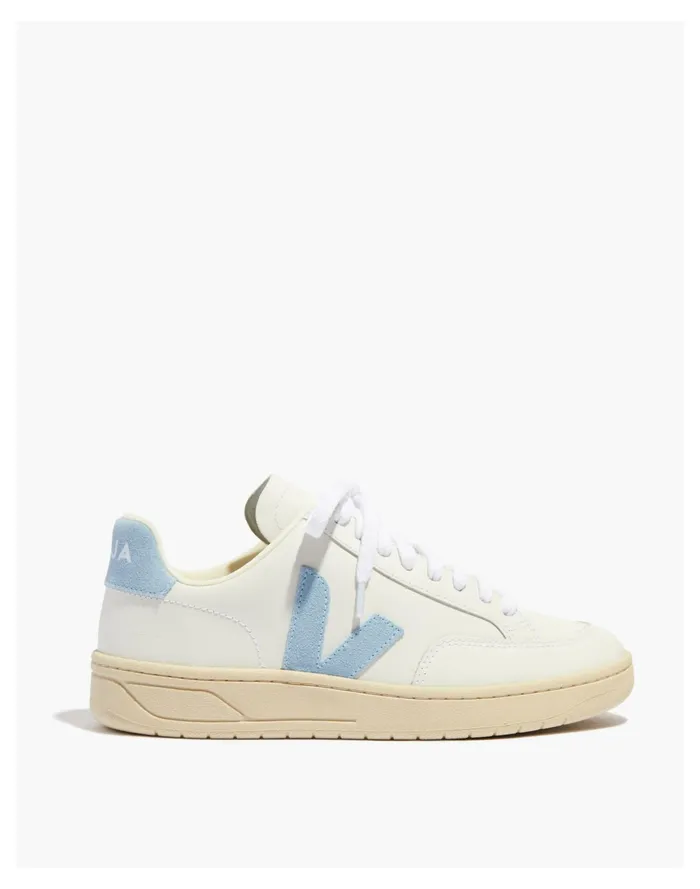 Women Veja Leather V 12 Lace Up Sneakers In White And Natural White Steel Madewell Sneakers Women Veja Leather V 12 Lace Up Sneakers In White And Natural White Steel Madewell Sneakers