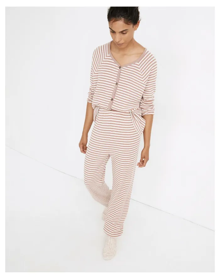 Women Waffle Knit Pajama Sweatpants In Lorain Stripe Sleeper Stripe Madewell Pajamas Women Waffle Knit Pajama Sweatpants In Lorain Stripe Sleeper Stripe Madewell Pajamas