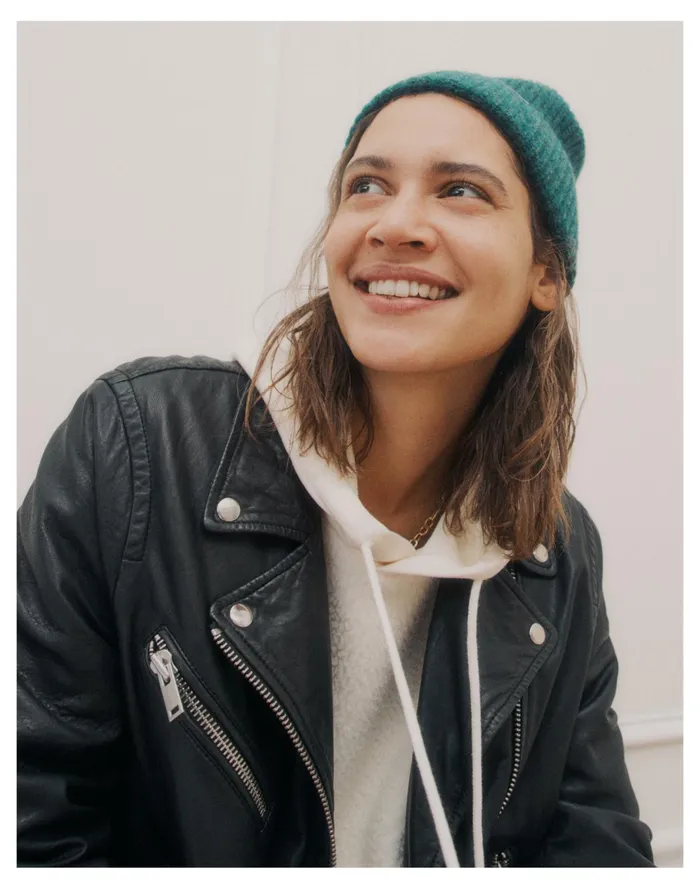 Women Washed Leather Oversized Motorcycle Jacket True Black Madewell Jackets Women Washed Leather Oversized Motorcycle Jacket True Black Madewell Jackets