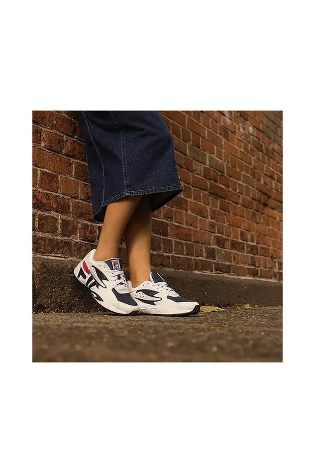 Women White Fila Mindblower Brentiny Paris Sneakers