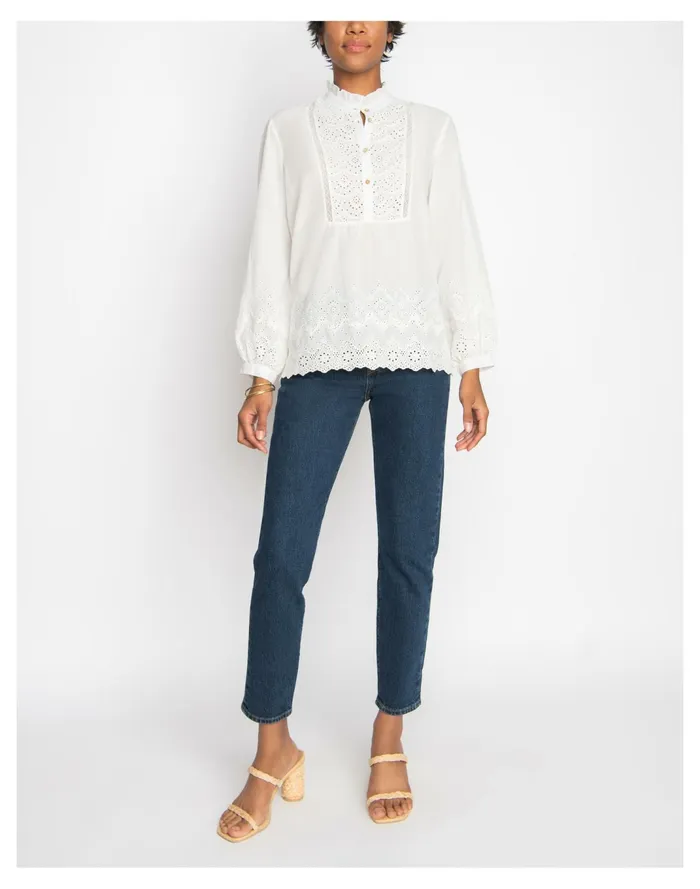 Women WVN Meredith Blouse White Madewell Tops and Shirts