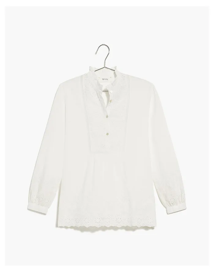 Women WVN Meredith Blouse White Madewell Tops and Shirts Women WVN Meredith Blouse White Madewell Tops and Shirts