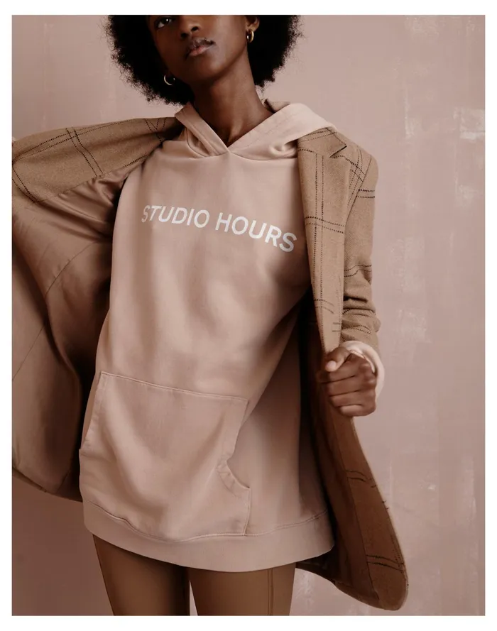 Women X BACKDROP Unisex Studio Hours Hoodie Sweatshirt Studio Hours Madewell Sweatshirts and Sweatpants