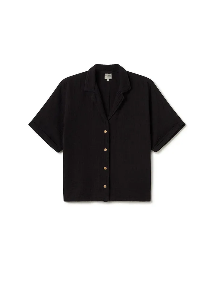 Women Zuqar 8211 Black TWOTHIRDS Shirts