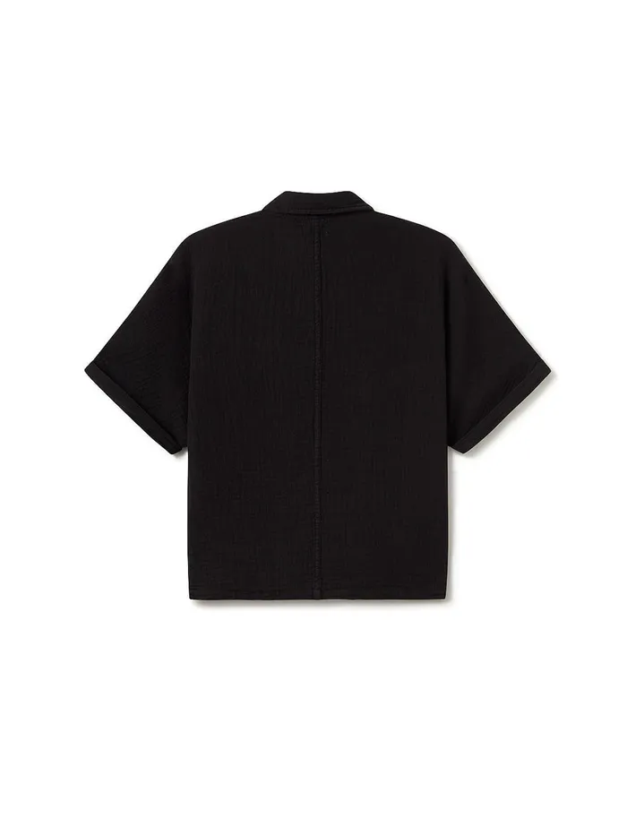 Women Zuqar 8211 Black TWOTHIRDS Shirts