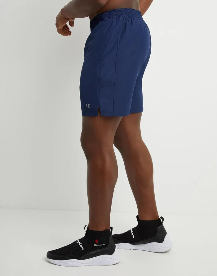 Woven Sports Shorts 7034 Athletic Navy Men Champion Shorts