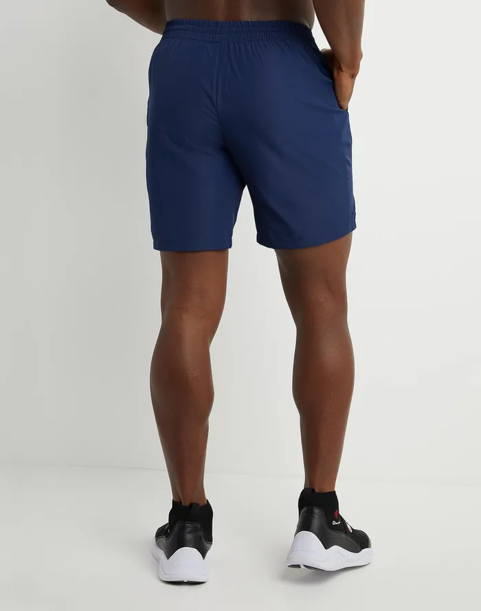 Woven Sports Shorts 7034 Athletic Navy Men Champion Shorts